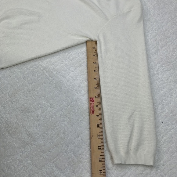 Kancy Kole ivory open front long sleeve super soft cardigan medium - Picture 11 of 12